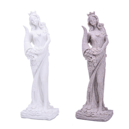 Abstract Fortune Goddess Statues Sculpture Ornament Handmade Sandstone Wedding Decor Gift  for Craft Sculpture Living Room