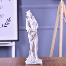 Load image into Gallery viewer, Abstract Fortune Goddess Statues Sculpture Ornament Handmade Sandstone Wedding Decor Gift  for Craft Sculpture Living Room