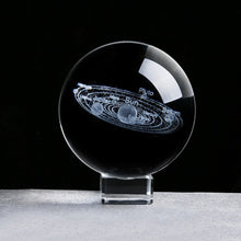 Load image into Gallery viewer, Laser Engraved Solar System Ball 3D Miniature Planets Model Sphere Crystal Ball Home Decoration Accessories Decoracion Hogar