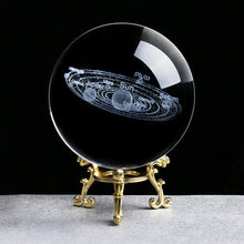 Load image into Gallery viewer, Laser Engraved Solar System Ball 3D Miniature Planets Model Sphere Crystal Ball Home Decoration Accessories Decoracion Hogar