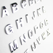 Load image into Gallery viewer, Never Rust Do Not Paint Off 25mm 3D Kirsite Letter Stickers Logo Car Stickers for Car Body Sticker Car Accessories